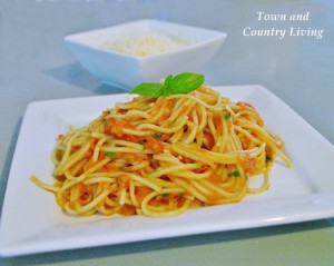 Spaghetti with Tomato and Basil