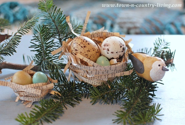 Book Page Bird Nests by Town and Country Living