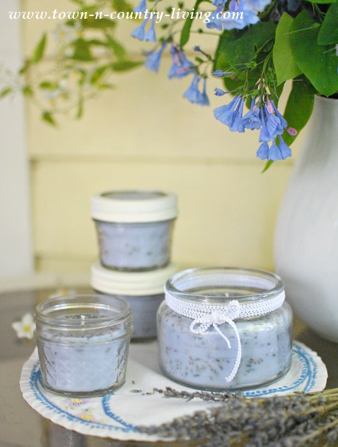 How to Make French Lavender Candles