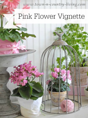 How to Create a Floral Vignette
