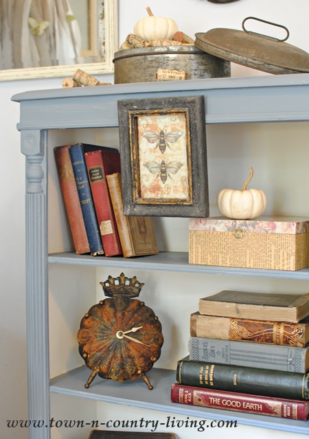 DIY Bookcase Makeover with Chalk Paint
