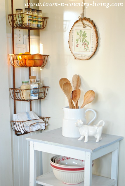Organize Your Kitchen with a Hanging Wall Basket - Town & Country