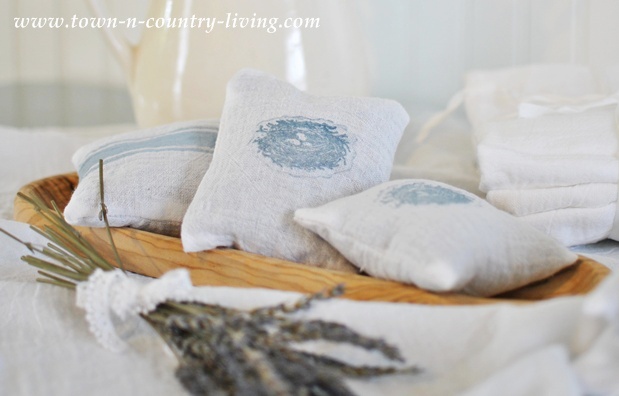 Lavender Sachets at Town and Country Living