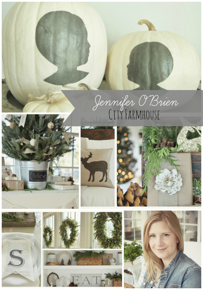 City Farmhouse Home for the Holidays Collage