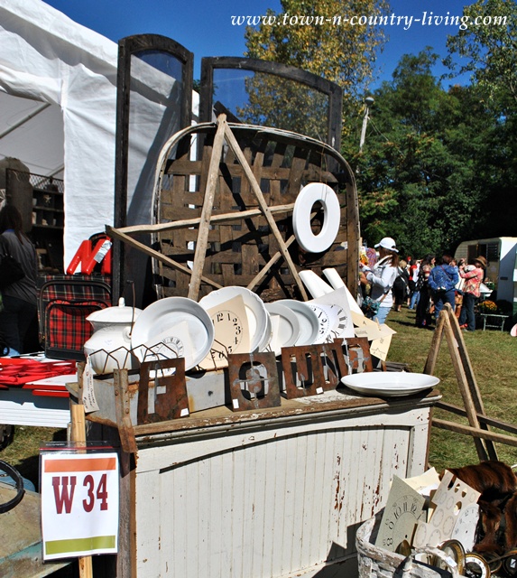 Vendor booth at Country Living Fair