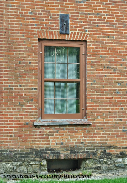 Six over Six window on historic Durant House