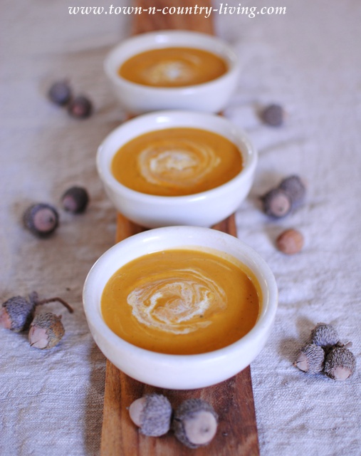 Savory Butternut Squash Soup via Town and Country Living