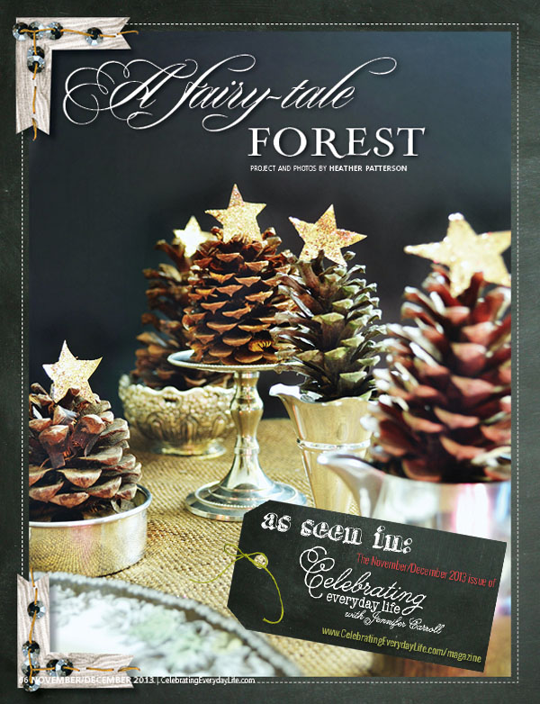 Christmas Magazine - Pinecone Forest