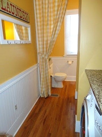Sunny bathroom in charming older home