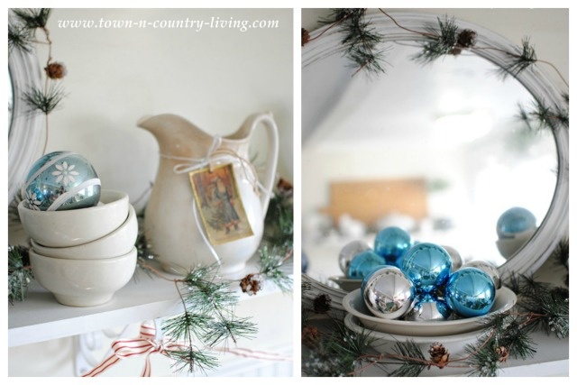 Farmhouse Christmas Details via Town and Country Living