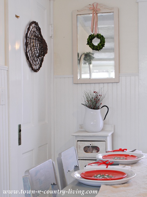 Farmhouse Christmas Kitchen at Town and Country Living