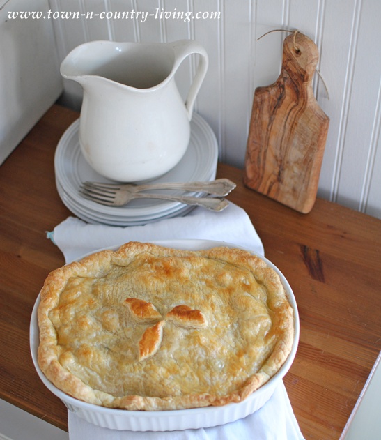 Vegetable Pot Pie at Town and Country Living