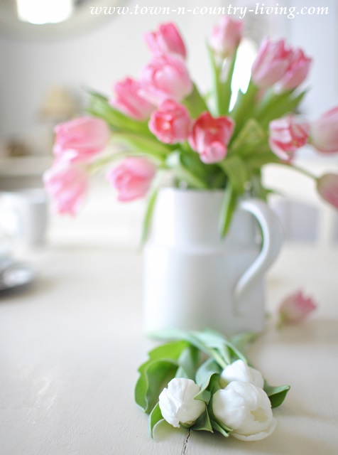 Easy Tulip Arrangement by Town and Country Living