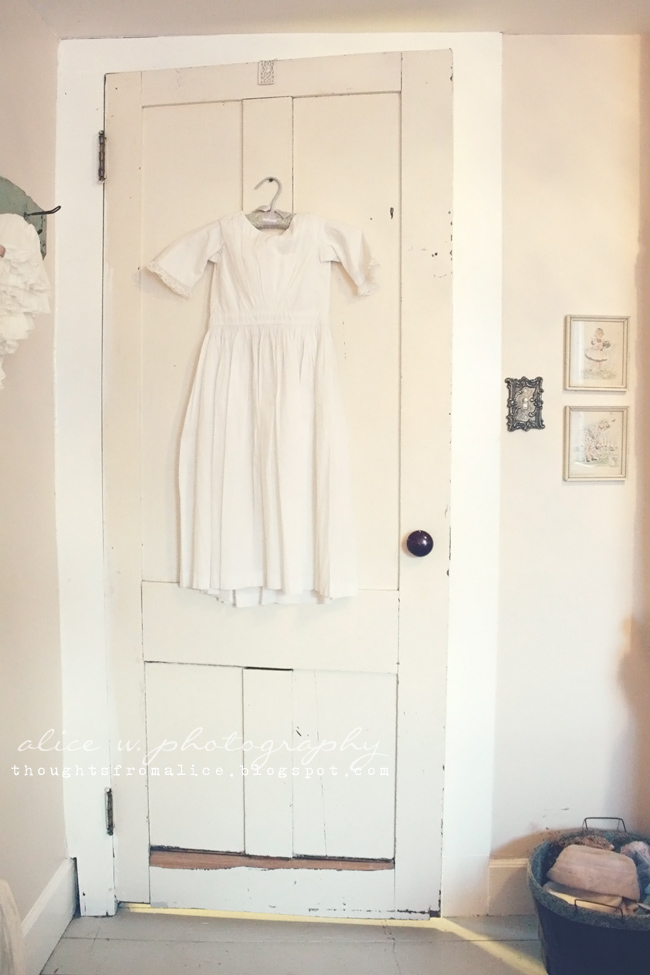 Old Farmhouse Door in Baby Nursery - Thoughts from Alice