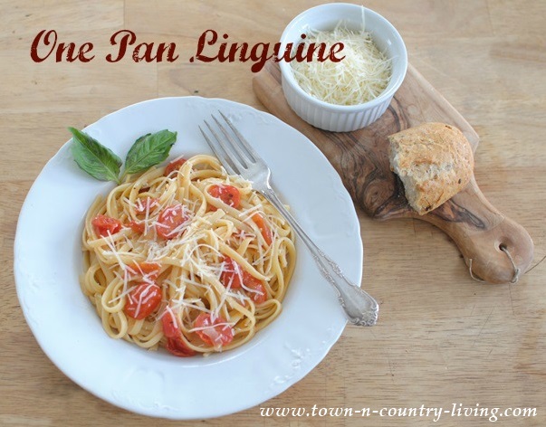 One Pan Linguine Pasta Recipe