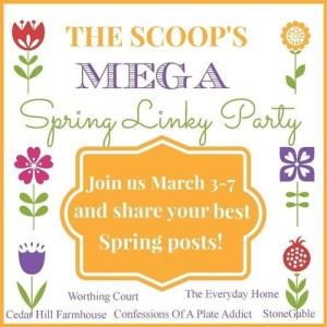 Scoop Spring Linky Party at Town and Country Living