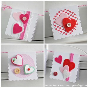 Homemade Valentines Cards