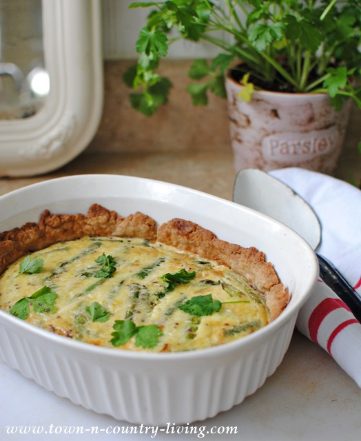 Asparagus and Spring Onion Tart from Blue Apron