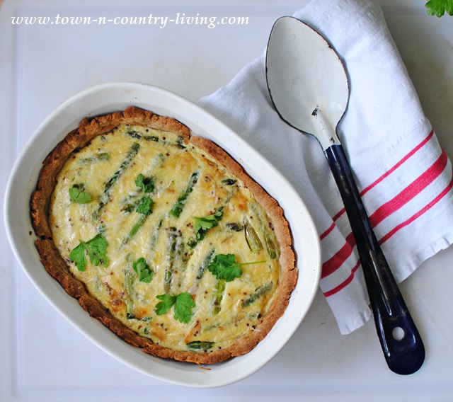 Recipe for Asparagus and Spring Onion Tart