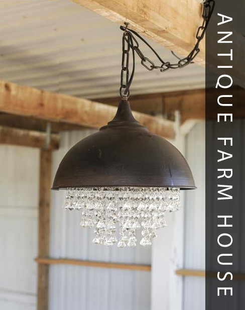 Rustic chandelier from Antique Farm House