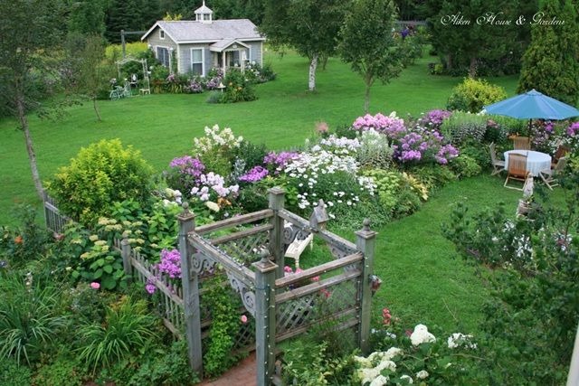 Summer Garden with Guest Cottage