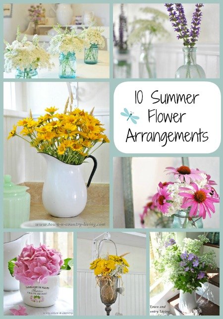 10 Summer Fresh Flower Arrangements