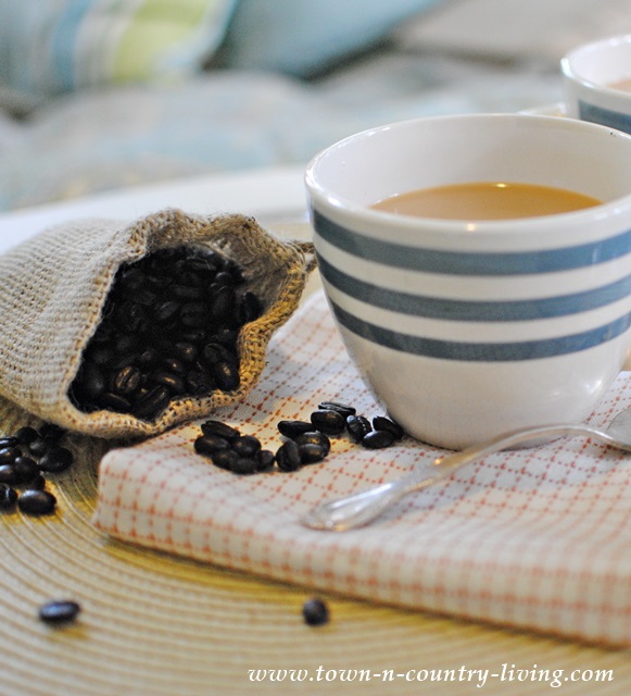 Enjoying Italian Roast Coffee