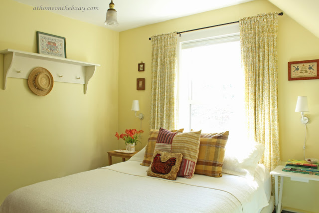 Sunny guest bedroom