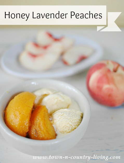 How To Can Honey Lavender Peaches. So easy!