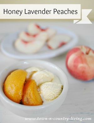 How to Can Honey Lavender Peaches