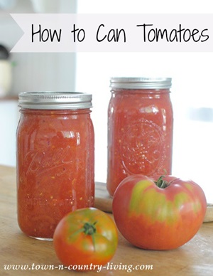 How to Can Crushed Tomatoes