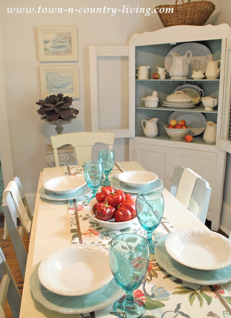Farmhouse Dining Table Set for Early Fall