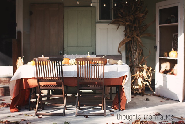 Rustic Outdoor Dining and Entertaining Area