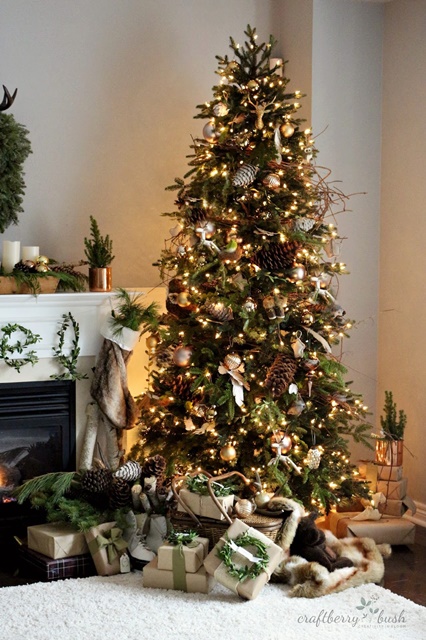 Woodland Style Christmas Tree