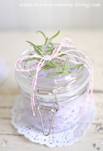 How to make Lavender Rosemary Bath Salts