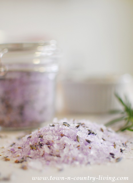 How to make Lavender Rosemary Bath Salts