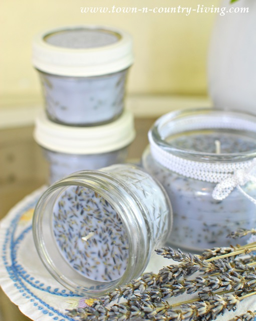How to make lavender candles