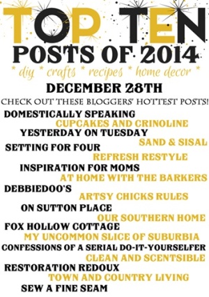 Top Ten Posts of 2014 Blog Hop