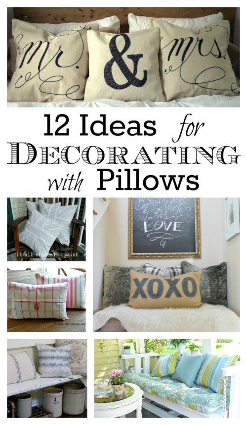 12 Ideas for Decorating with Pillows