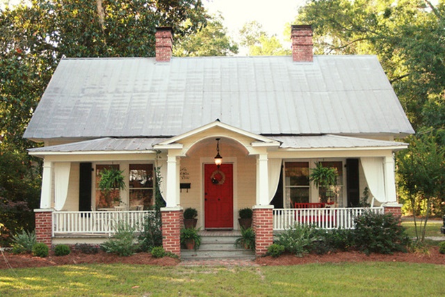 Cottage Exterior at Skies of Parchment