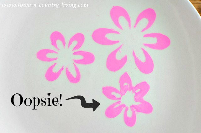 How to fix a stencil mistake