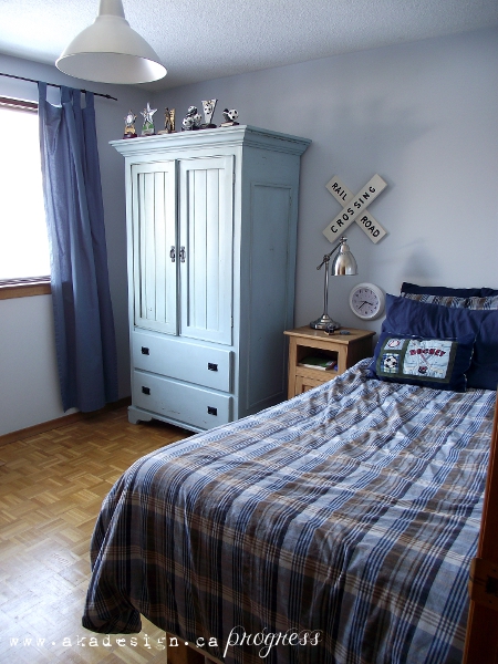 Boys Bedroom in blue