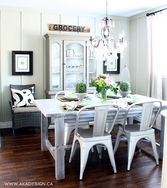 Cottage style dining room at AKA Design