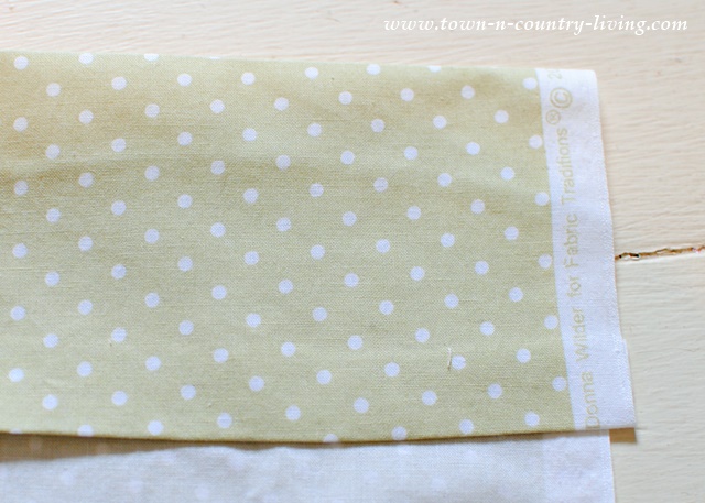 Create a wide hem for pillow cases