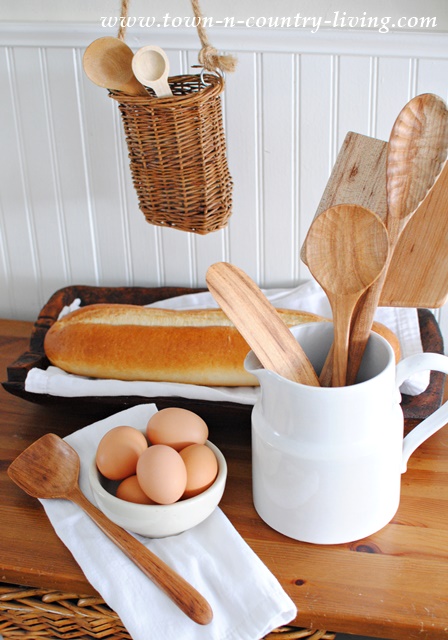 Collection of Hand Carved Wooden Spoons for the Farmhouse Kitchen