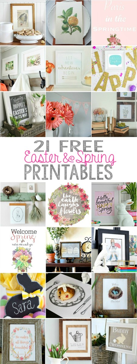 21 Free Spring Printables!
