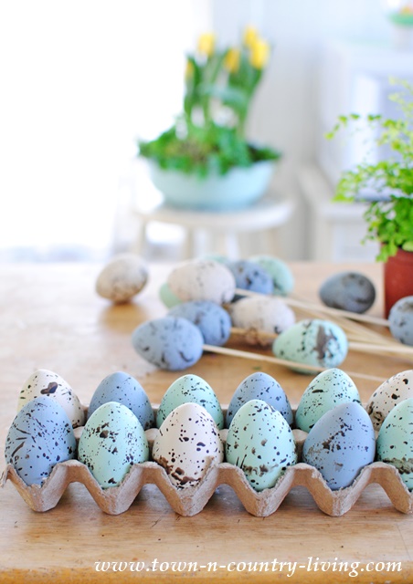 How to make speckled eggs
