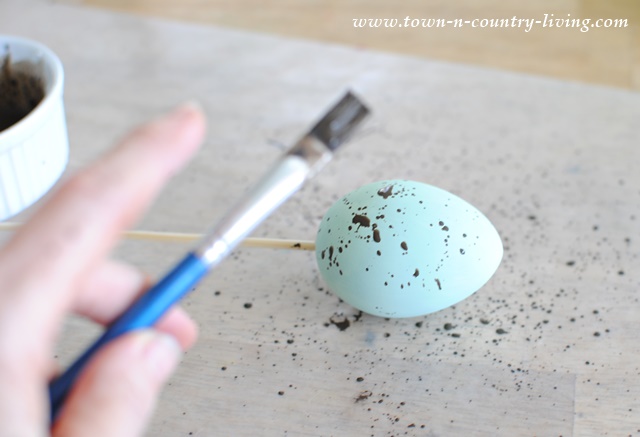 DIY Speckled Eggs