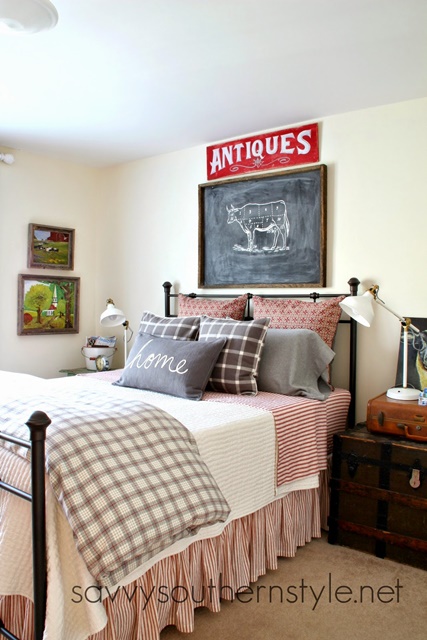 Farmhouse Style Guest Bedroom