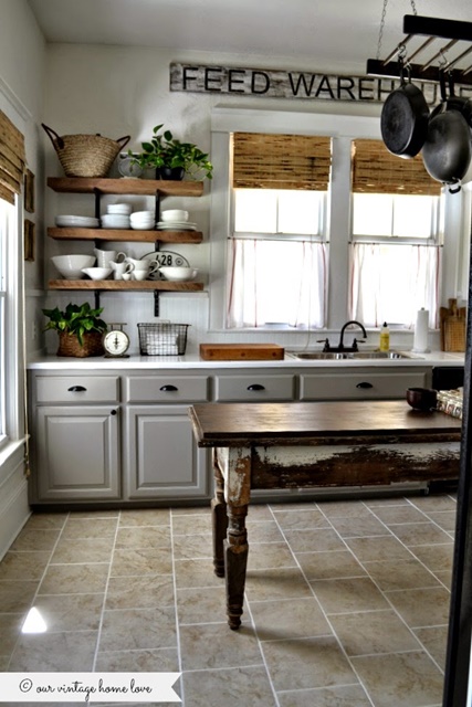 Farmhouse Kitchen. See the rest of the house tour!